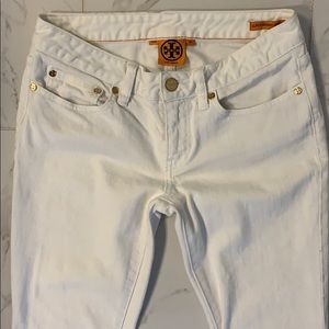 Tory Burch white jeans